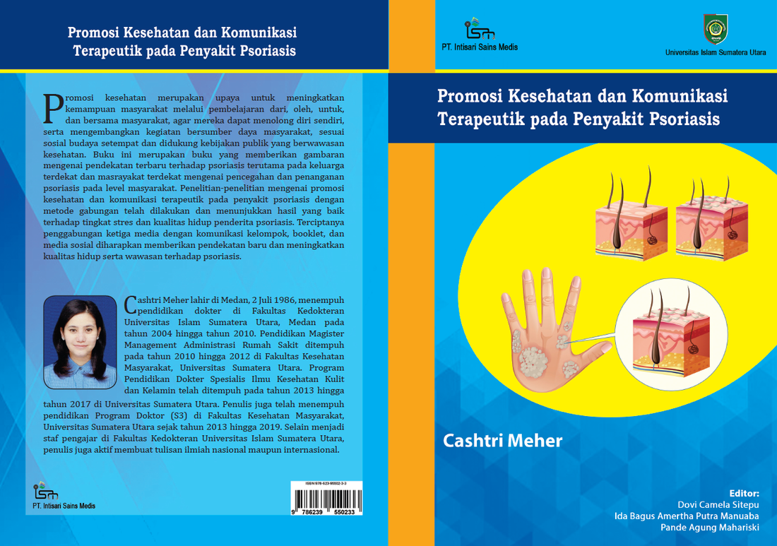 Cover Promosi Kesehatan dan Komunikasi Terapeutik pada Penyakit Psoriaris